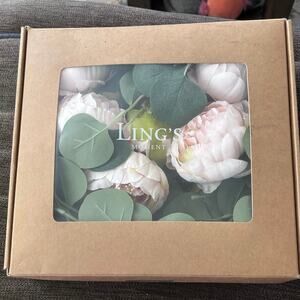 Ling’s Moment Peony Wedding Decor New in Box Romantic Floral Cottagecore  Chic